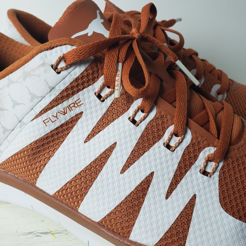 Nike Free Trainer 5.0 V6 'Texas Longhorns' Training Sneakers - Men's size 14 - Picture 10 of 16